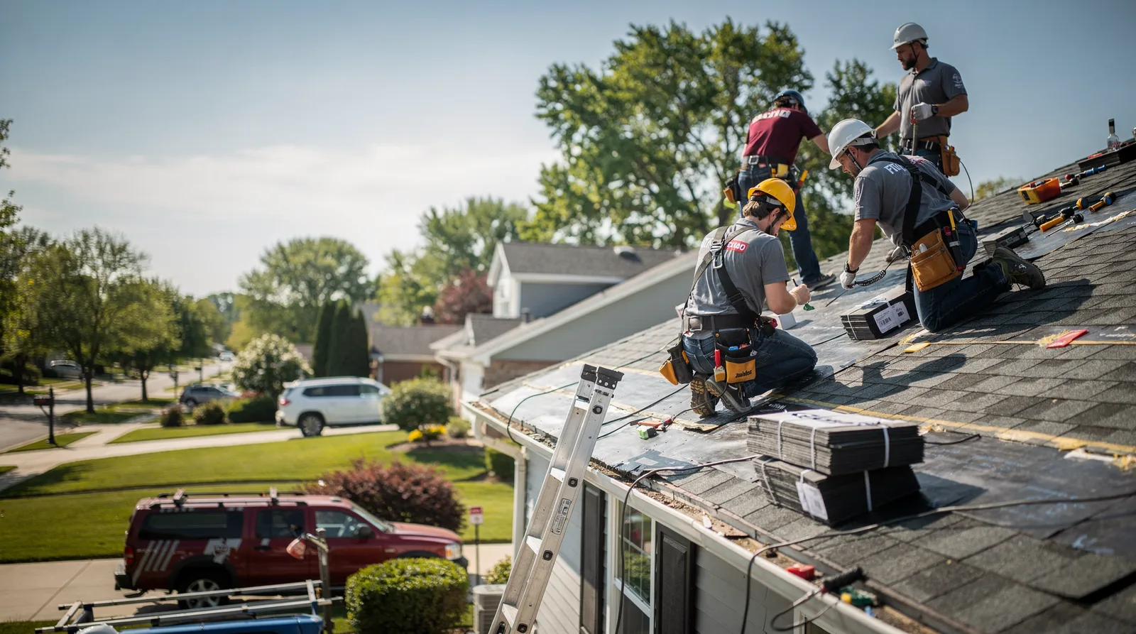 Roof Repair in Piper City, IL around you